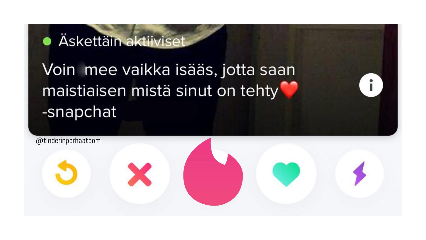 isääsTINDERprofiilit