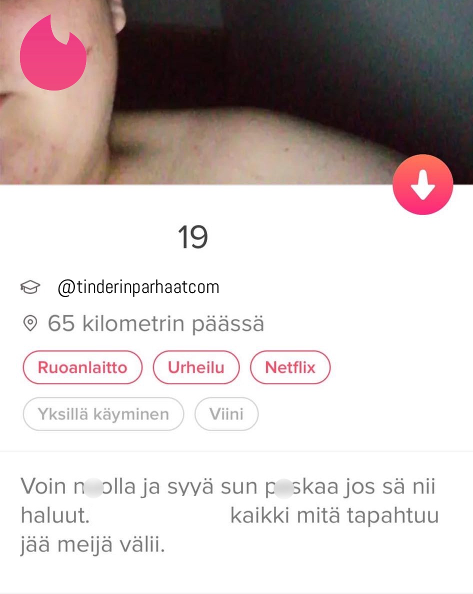 kakkaaTINDERprofiilit