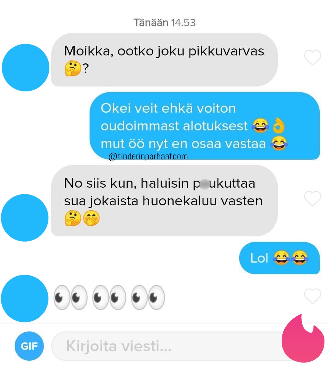 pikkuvarvasTINDERparhaat