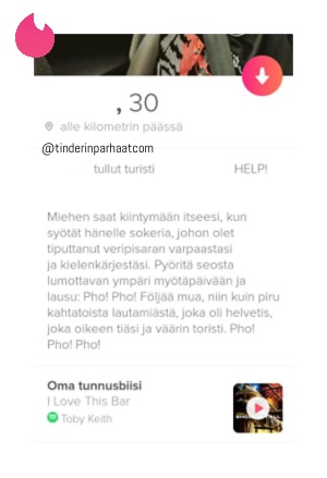 sokeriaTINDERprofiili