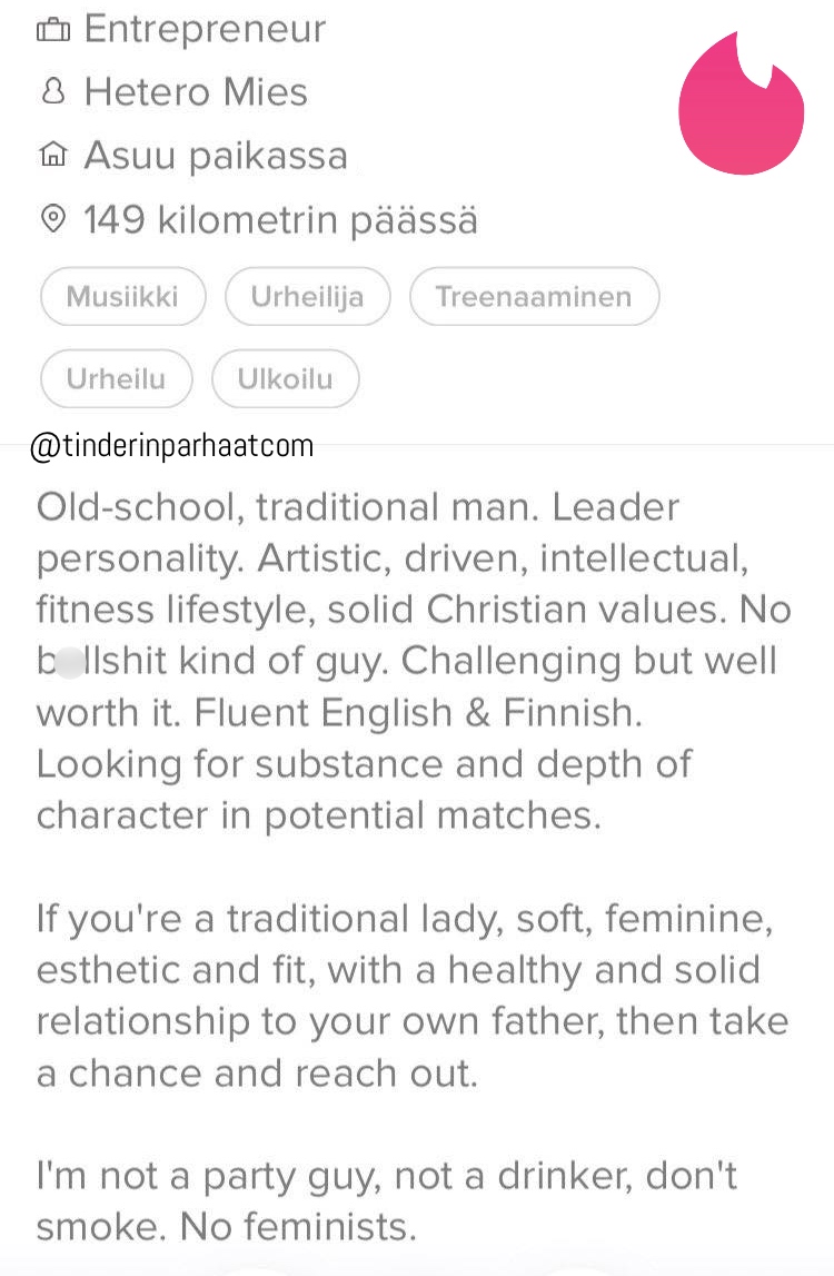 daddyissueTINDERprofiilit