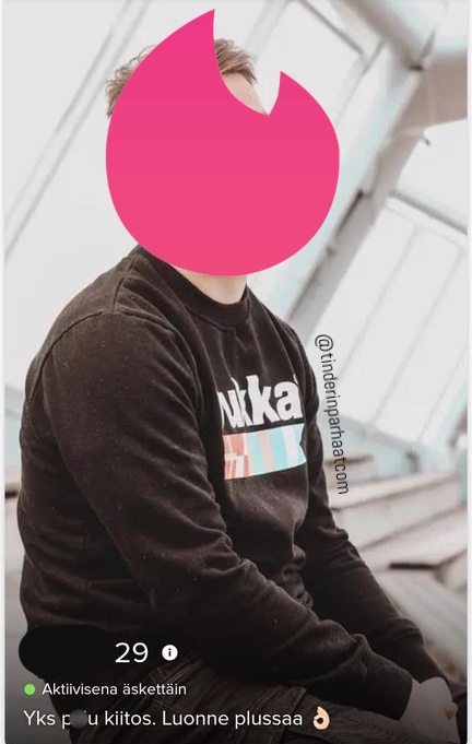 luonneplussaaTINDERprofiilit