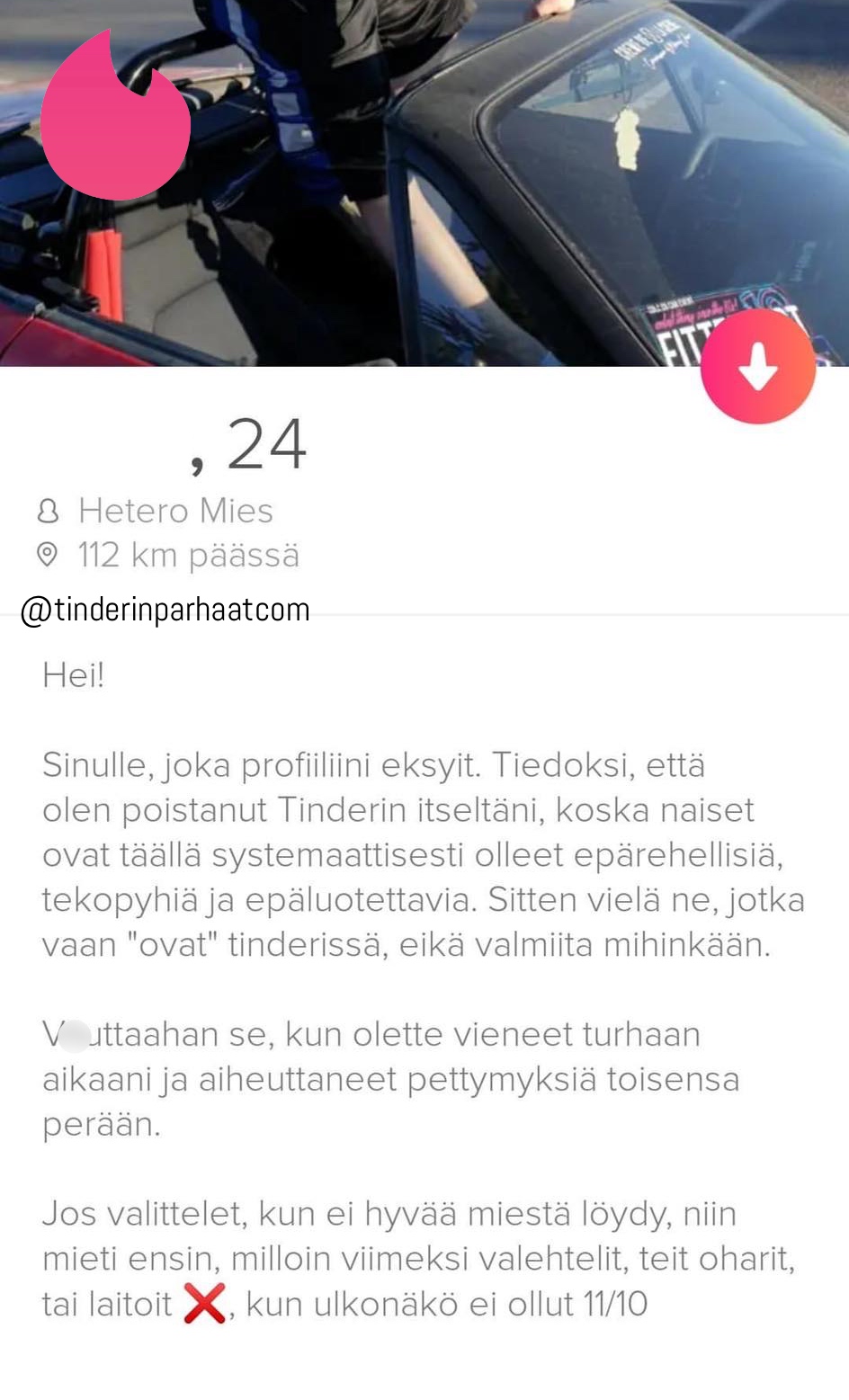 oharitTINDERprofiilit