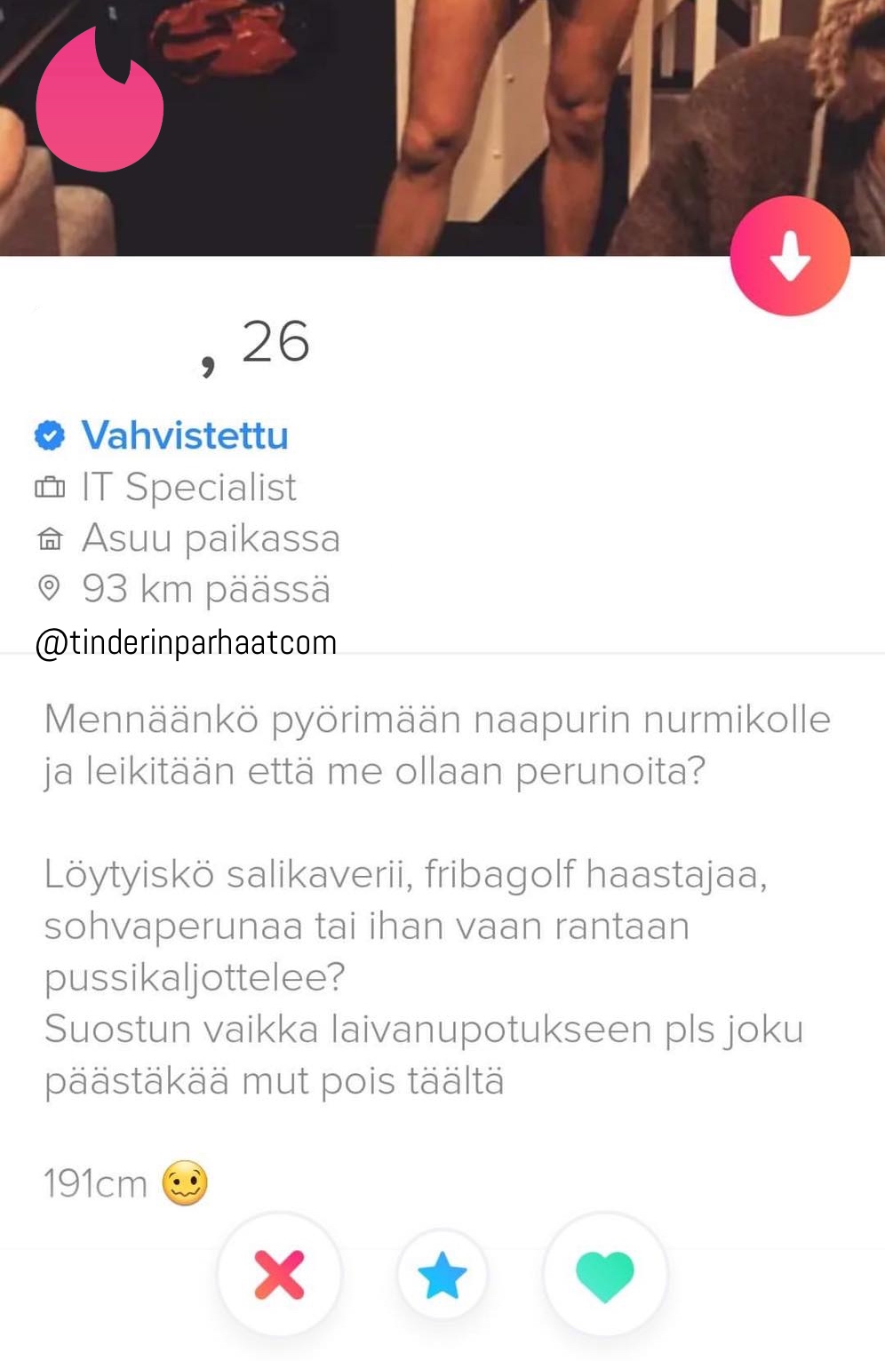 perunatTINDERprofiilit