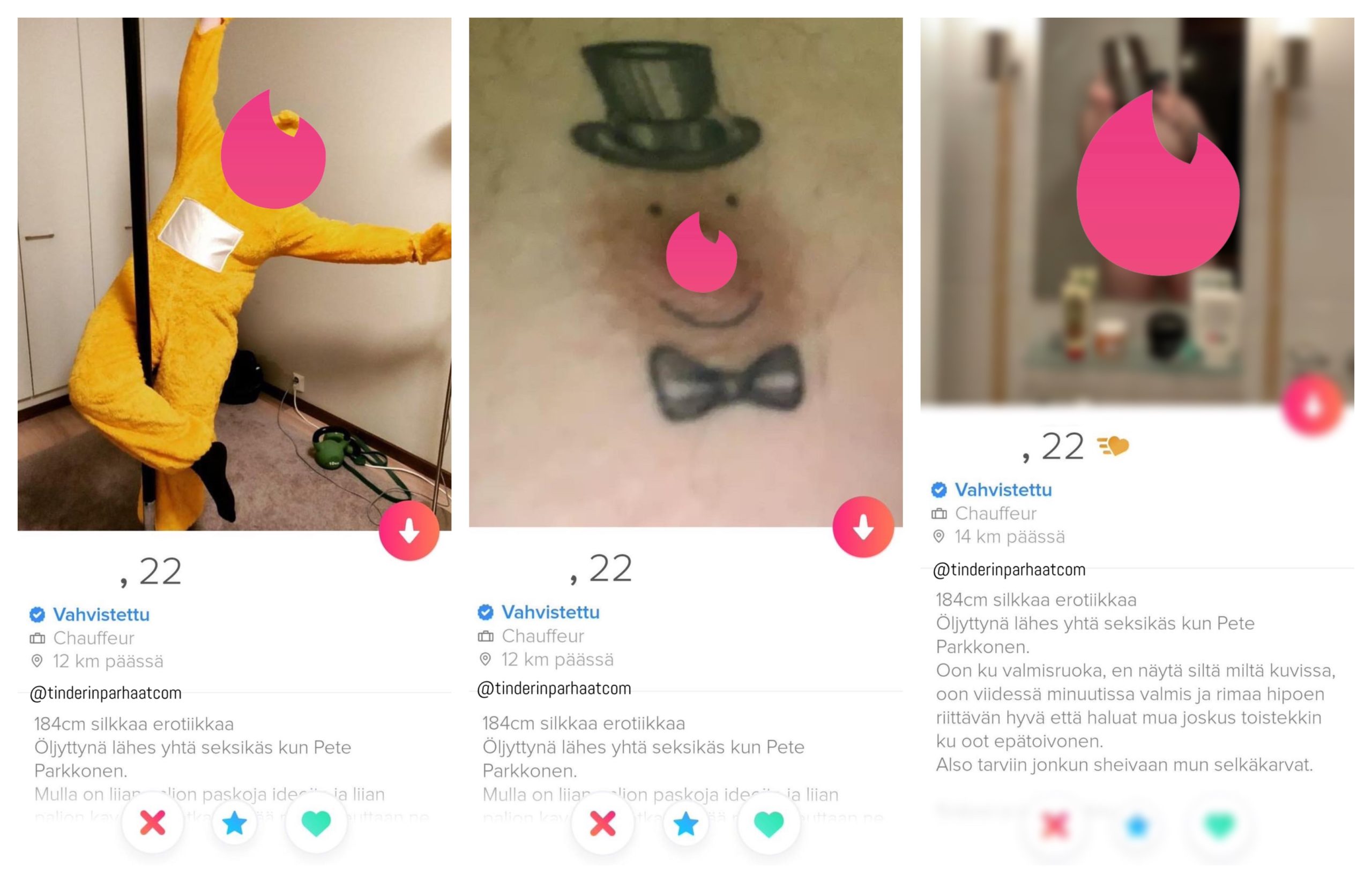 3xTINDERprofiili20