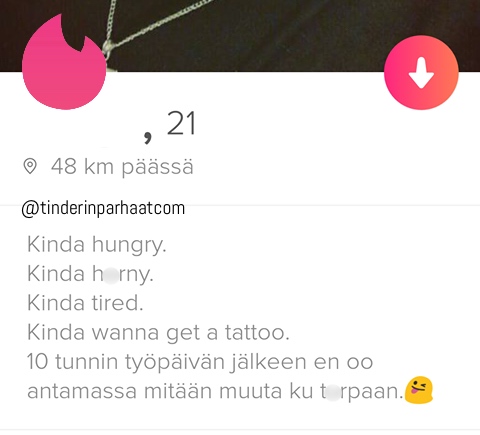 hungryTINDERprofiilit