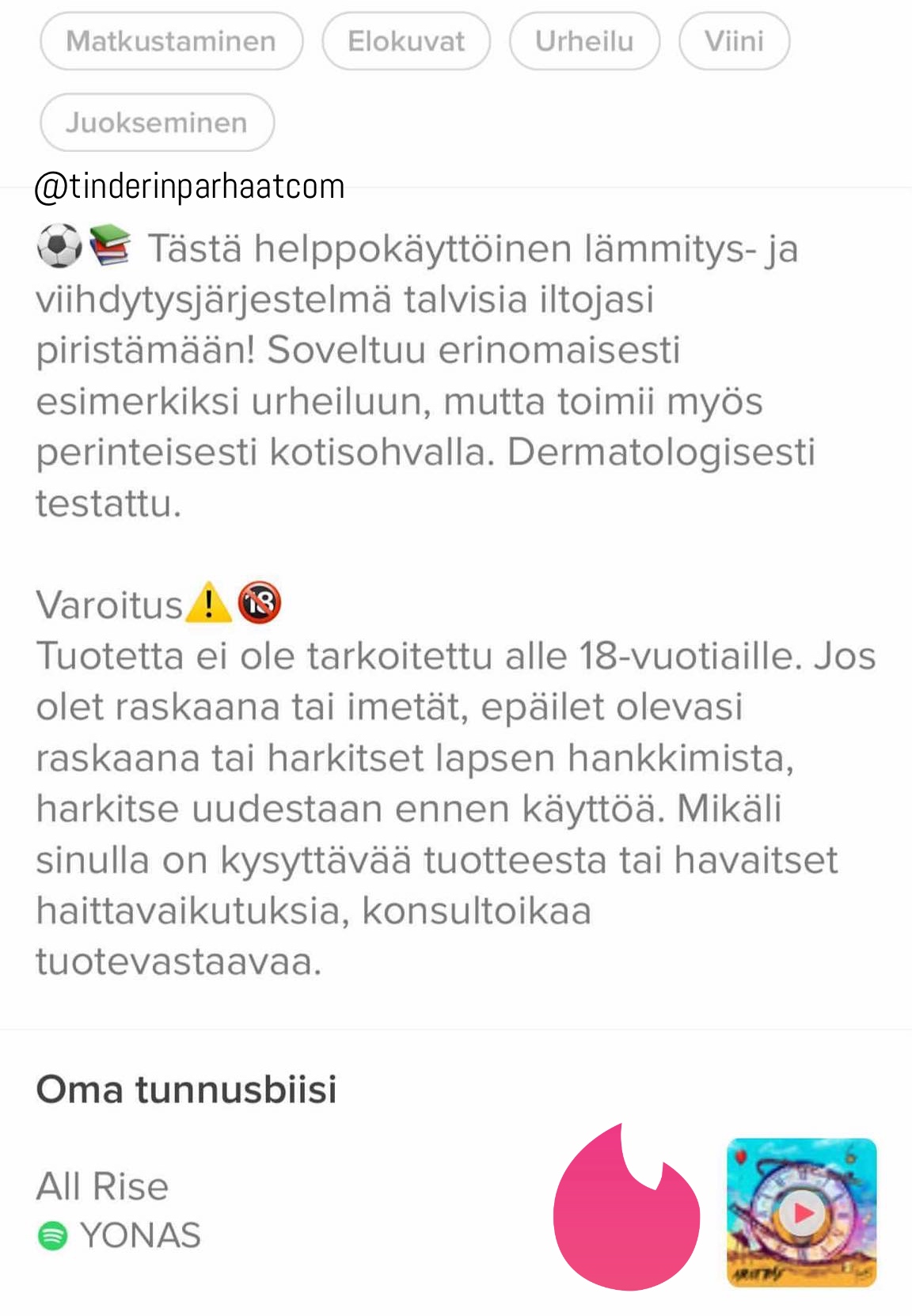 testattuTINDERprofiilit10