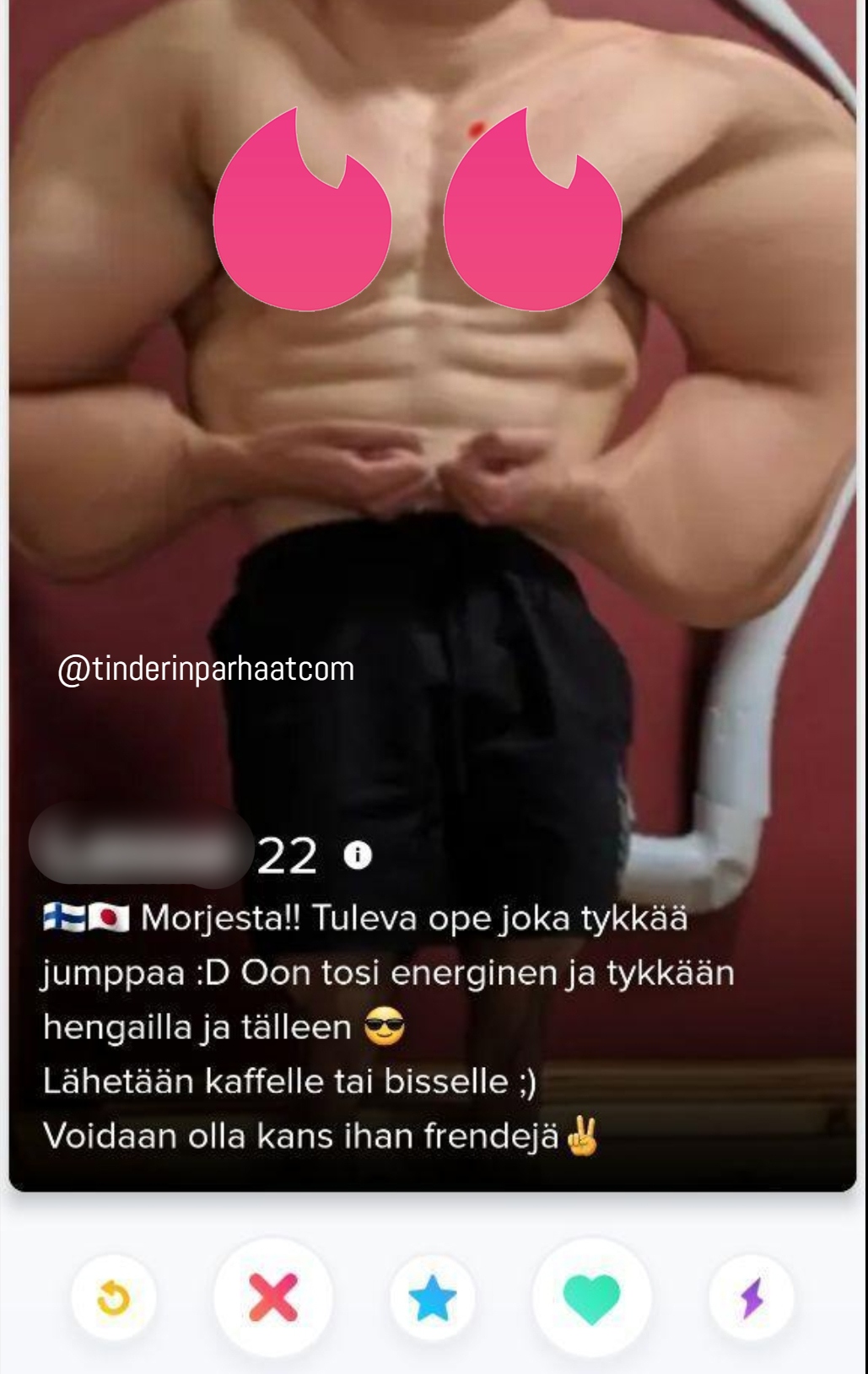 tykkäähengaillaTINDERprofiili2405