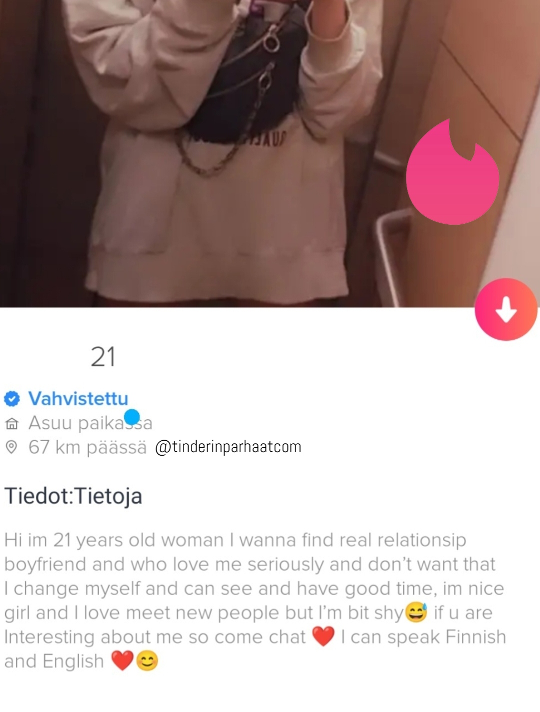 jotakienkkuatähänTINDERprofiili1008
