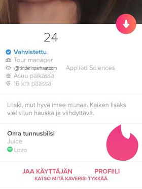 hyväimeeTINDERprofiili0109