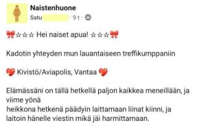 Feissarimokat: Tinder-match antoi pakit – hullu nainen ei luovuta miehen-metsastys-odu2