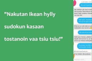 Tässäpä hauska keskustelu: ”Tulit just oikeeseen kohtaan” tsiu